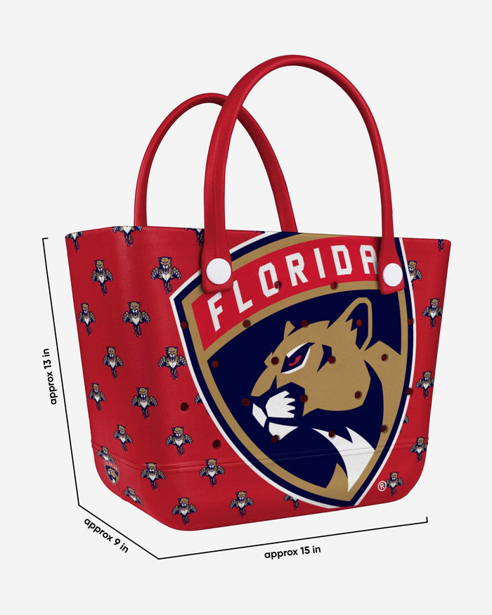 Florida Panthers Big Logo Mini Print Tailgate Tote Bag FOCO - FOCO.com