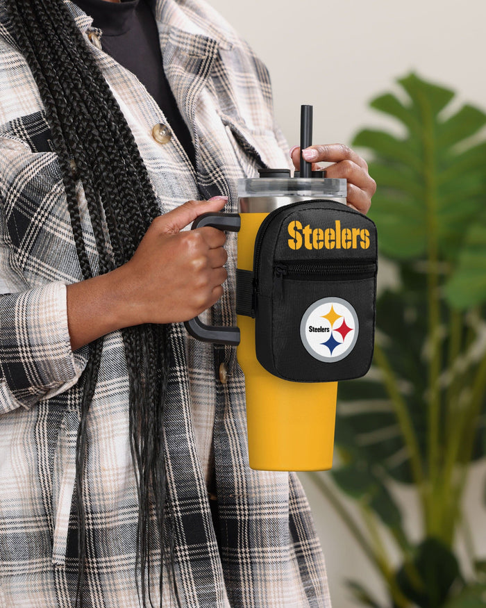 Pittsburgh Steelers Primary Logo Tumbler Fanny Pack FOCO - FOCO.com