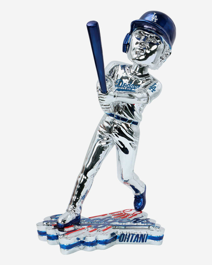 Shohei Ohtani Los Angeles Dodgers 12 in Electroplated Bobblehead FOCO - FOCO.com