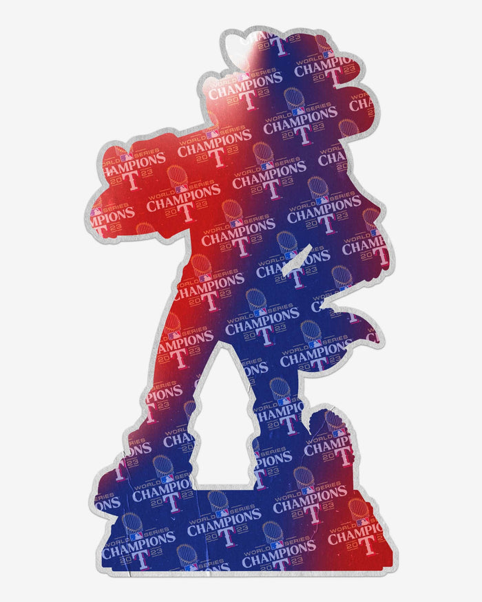 Rangers Captain Texas Rangers 2023 World Series Champions 18 in Mascot FOCO
