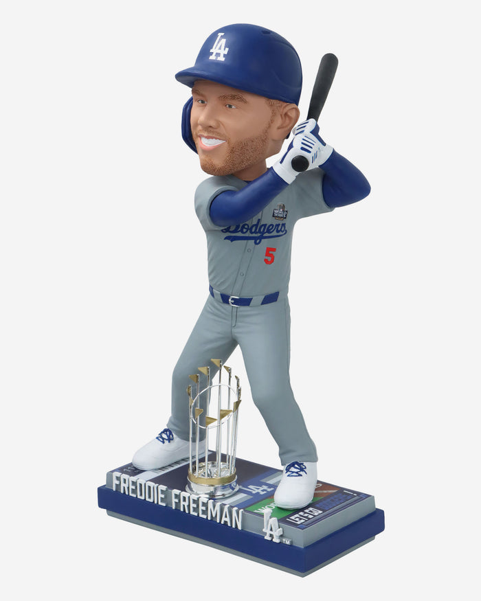 Freddie Freeman Los Angeles Dodgers 2024 World Series Champions 18 in Bobblehead FOCO - FOCO.com