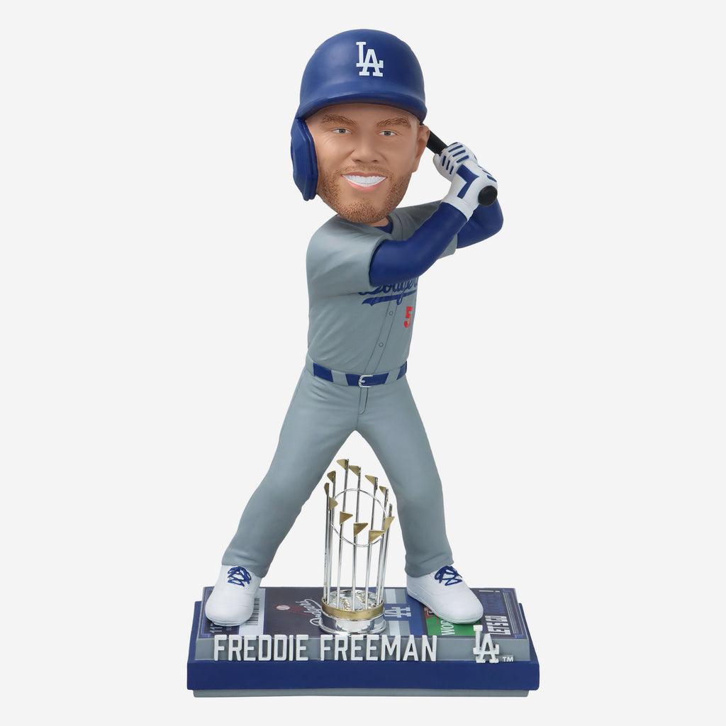 Freddie Freeman Los Angeles Dodgers 2024 World Series Champions 18 in Bobblehead FOCO - FOCO.com