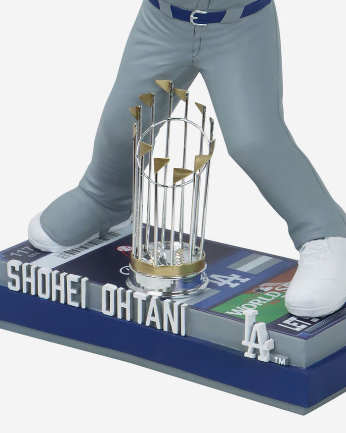 Shohei Ohtani Los Angeles Dodgers 2024 World Series Champions 18 in Bobblehead FOCO - FOCO.com