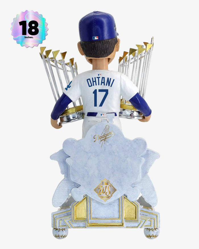 Shohei Ohtani Los Angeles Dodgers 2025 Back To Back World Series Champions Celebration 18 in Player Bobblehead FOCO - FOCO.com