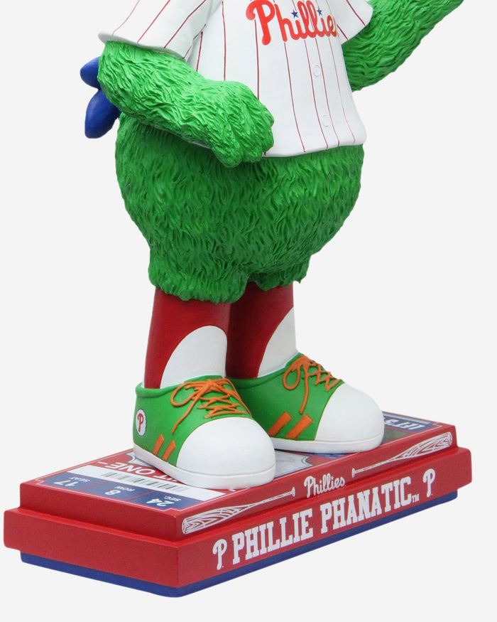 Phillie Phanatic Philadelphia Phillies Big Ticket 18 in Mascot Bobblehead FOCO - FOCO.com