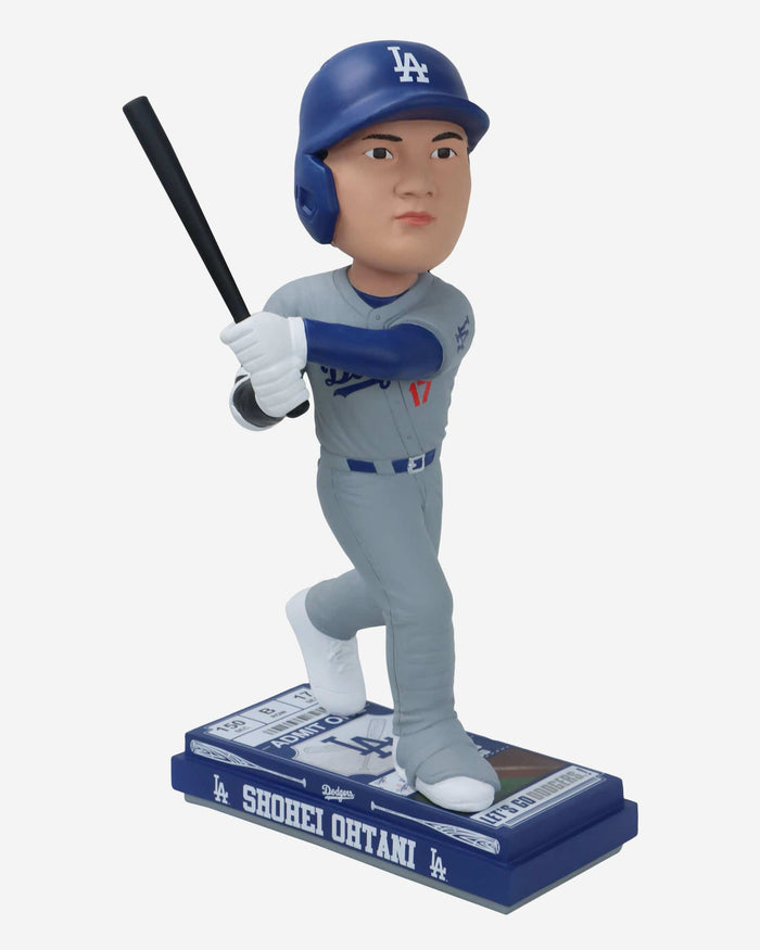 Shohei Ohtani Los Angeles Dodgers 50 Home Runs & 50 Stolen Bases 18 in Big Ticket Bobblehead FOCO - FOCO.com