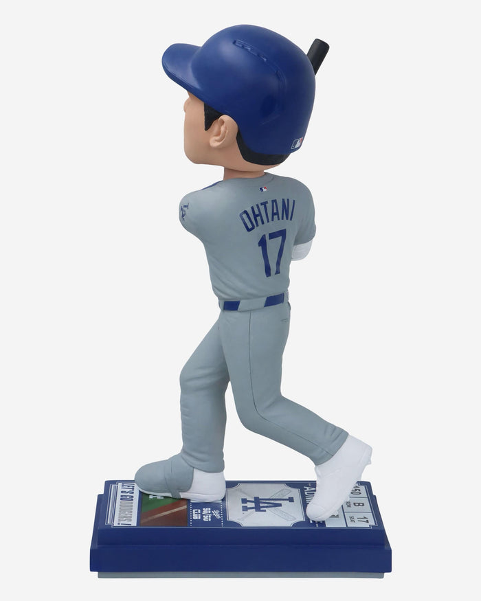 Shohei Ohtani Los Angeles Dodgers 50 Home Runs & 50 Stolen Bases 18 in Big Ticket Bobblehead FOCO - FOCO.com