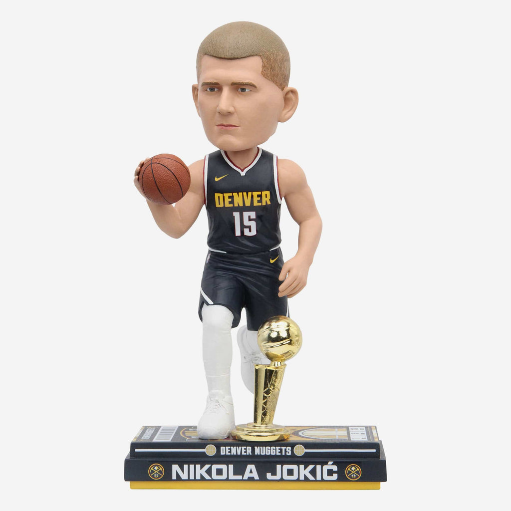 Nikola Jokic Denver Nuggets 2023 NBA Champions 18 in Bobblehead FOCO - FOCO.com