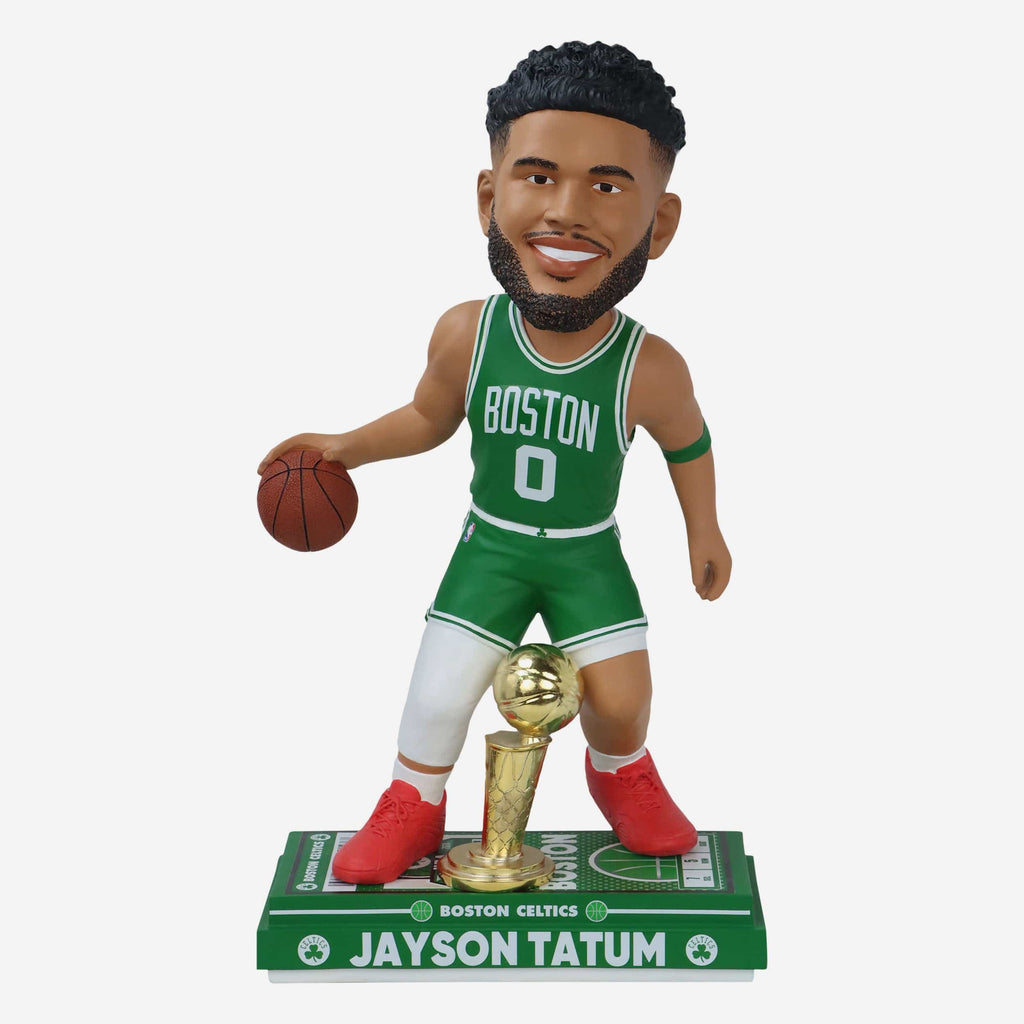 Jayson Tatum Boston Celtics 2024 NBA Champions 18 in Big Ticket Bobblehead FOCO - FOCO.com