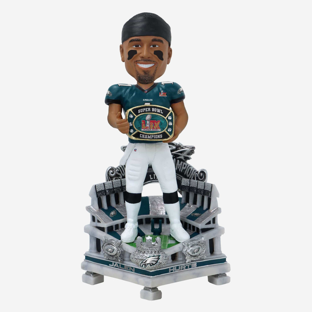 Jalen Hurts Philadelphia Eagles Super Bowl LIX Champions 18 in Bobblehead FOCO - FOCO.com