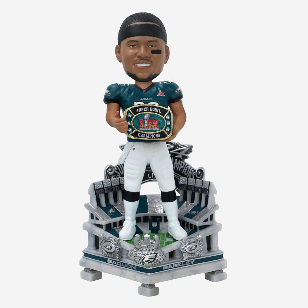 Saquon Barkley Philadelphia Eagles Super Bowl LIX Champions 18 in Bobblehead FOCO - FOCO.com