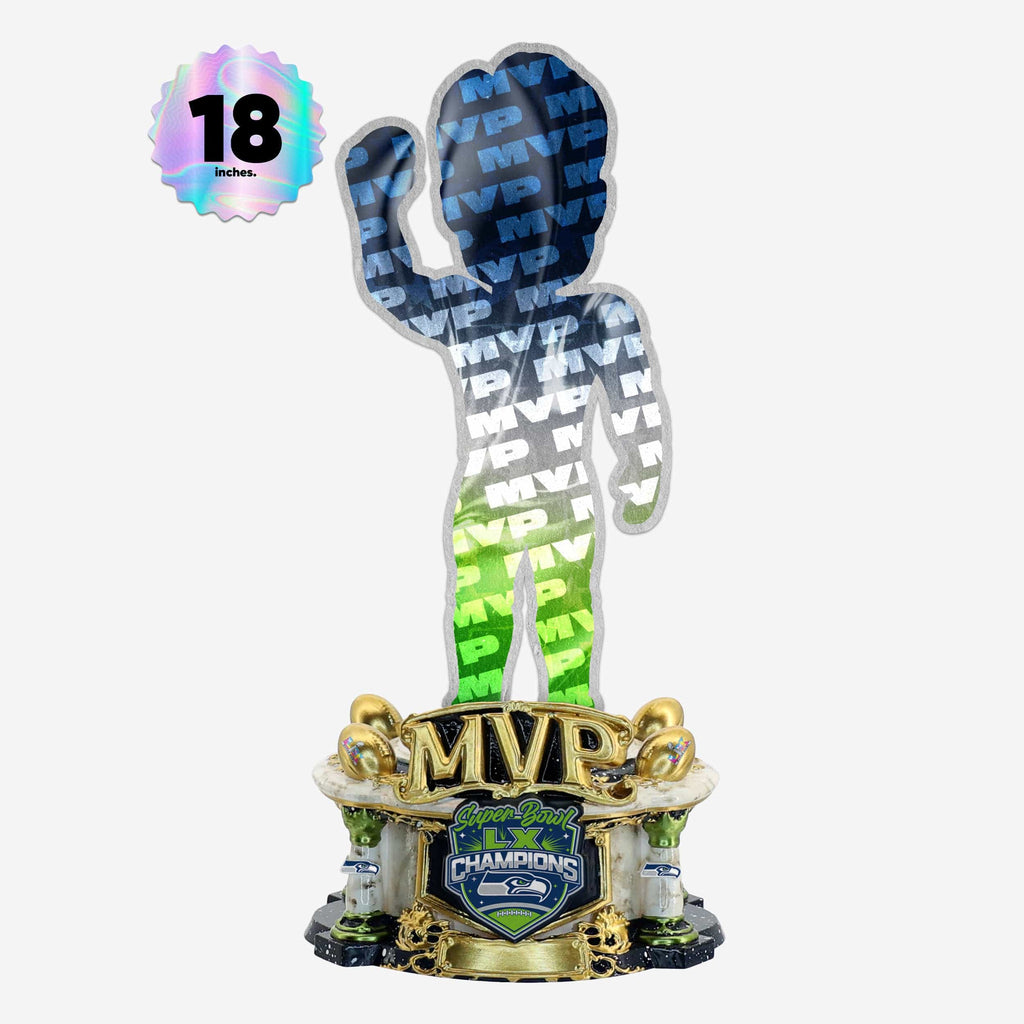 Kenneth Walker III Seattle Seahawks Super Bowl LX Champions MVP 18 in Bobblehead FOCO - FOCO.com