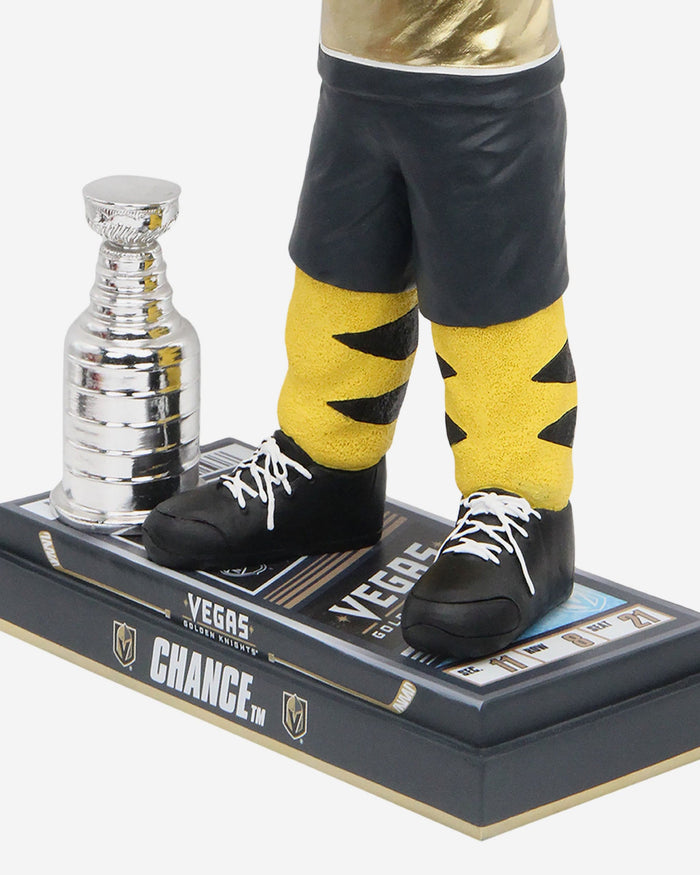 Chance Vegas Golden Knights 2023 Stanley Cup Champions 18 in Mascot Bobblehead FOCO - FOCO.com