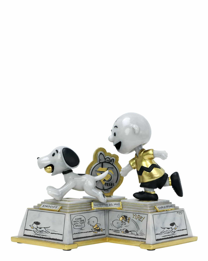 Snoopy & Charlie Brown 75 Years of Peanuts September 20th 1952 Comic Strip Bobblehead FOCO - FOCO.com