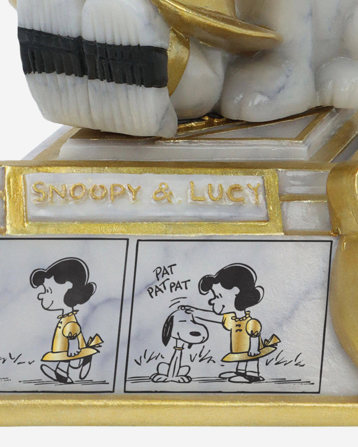 Snoopy & Lucy Peanuts 75th Anniversary First Appearance Comic Strip Bobblehead FOCO - FOCO.com