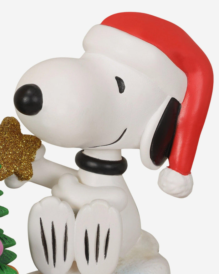 Snoopy & Woodstock Peanuts Christmas Doghouse Light Up Bobblehead FOCO - FOCO.com