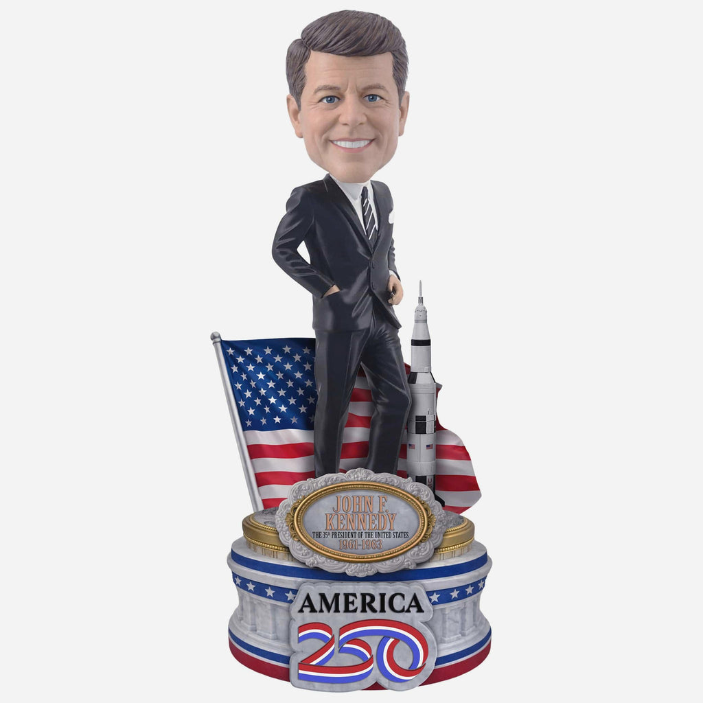 John F Kennedy America's 250th Anniversary Historical Figure Bobblehead FOCO - FOCO.com