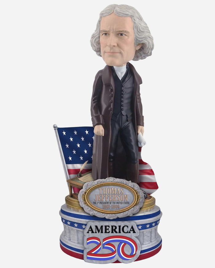 Thomas Jefferson America's 250th Anniversary Historical Figure Bobblehead FOCO - FOCO.com