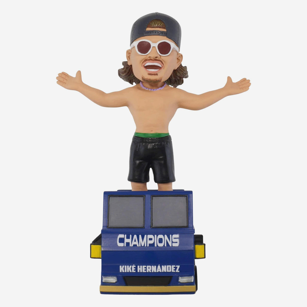 Kike Hernandez 2025 Champions Bus Bobblehead FOCO - FOCO.com