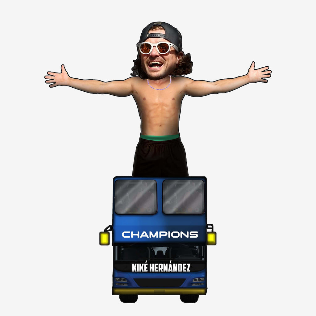 Kike Hernandez 2025 Champions Bus Bobblehead