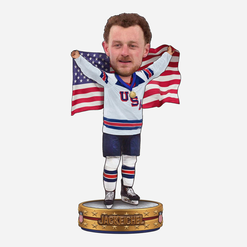 Jack Eichel Team USA American Flag Bobblehead FOCO - FOCO.com