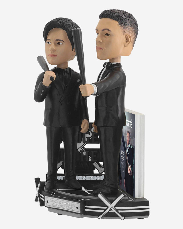 Shohei Ohtani & Aaron Judge Super Powered Sports Illustrated Cover Bobblehead FOCO - FOCO.com
