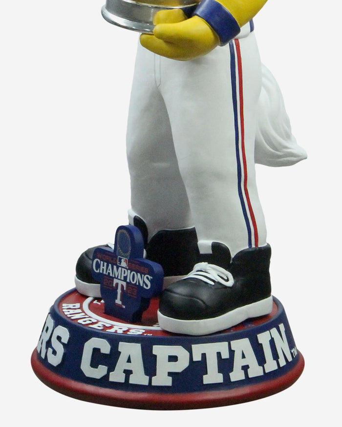 Rangers Captain Texas Rangers 2023 World Series Champions 3 Ft Bobblehead FOCO - FOCO.com