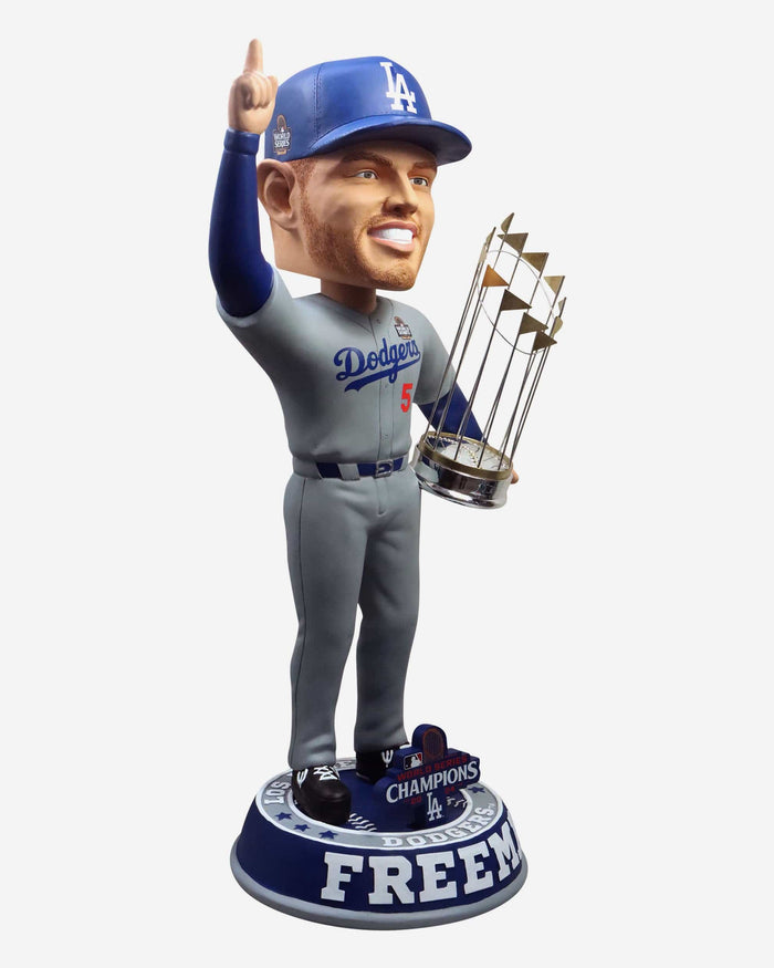 Freddie Freeman Los Angeles Dodgers 2024 World Series Champions 3 Ft Player Bobblehead FOCO - FOCO.com