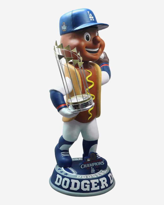 Dodger Dog Los Angeles Dodgers 2024 World Series Champions 3 Ft Mascot Bobblehead FOCO - FOCO.com