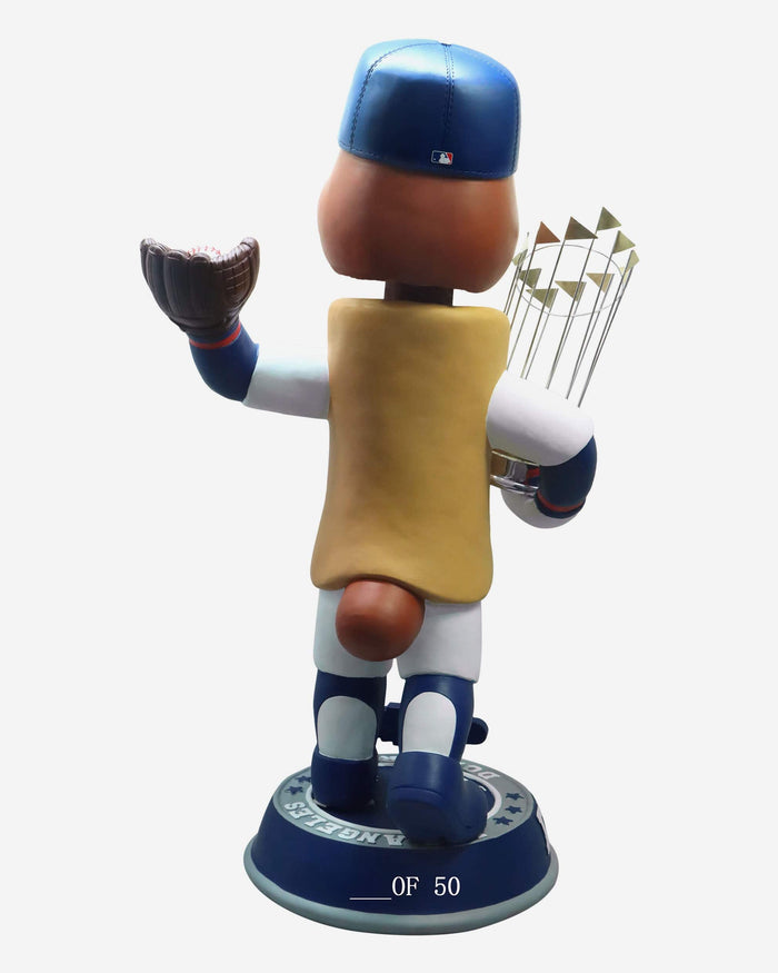 Dodger Dog Los Angeles Dodgers 2024 World Series Champions 3 Ft Mascot Bobblehead FOCO - FOCO.com
