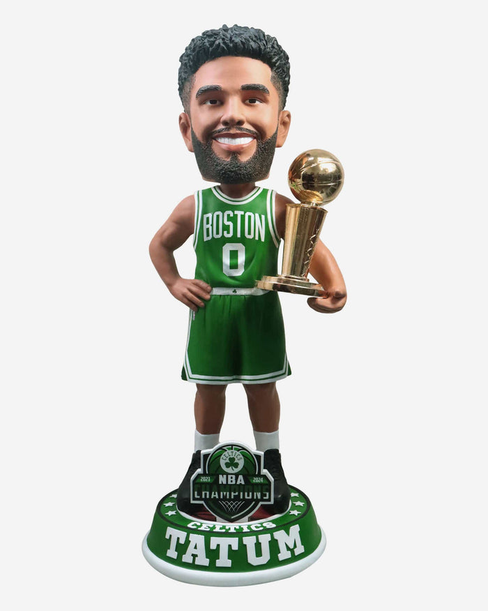 Jayson Tatum Boston Celtics 2024 NBA Champions 3 Ft Bobblehead FOCO - FOCO.com