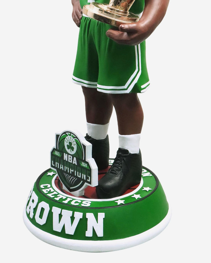 Jaylen Brown Boston Celtics 2024 NBA Champions 3 Ft MVP Bobblehead FOCO - FOCO.com