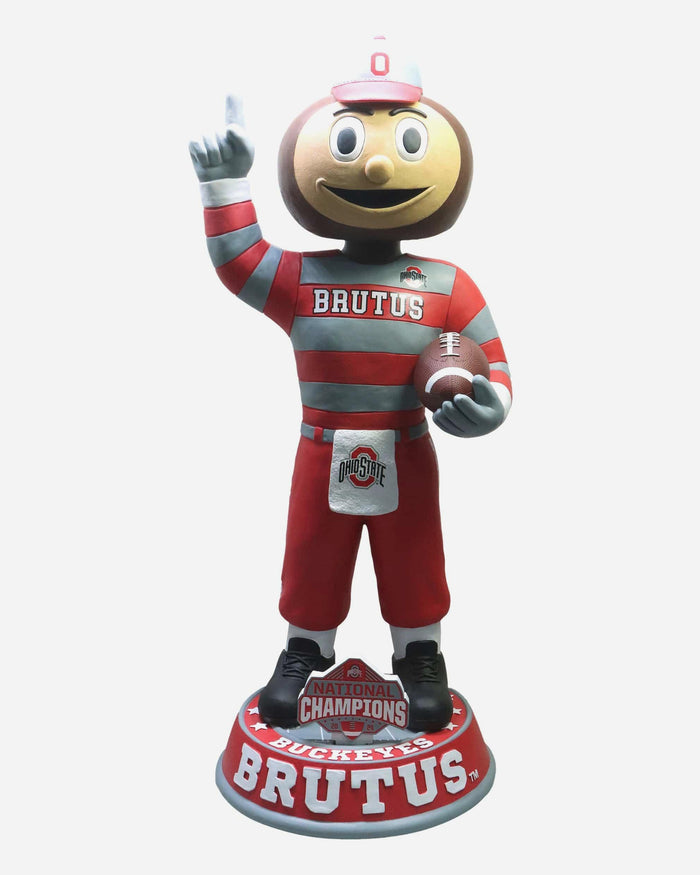 Brutus Buckeye Ohio State Buckeyes 2024 Football National Champions Mascot 3 Ft Bobblehead FOCO - FOCO.com