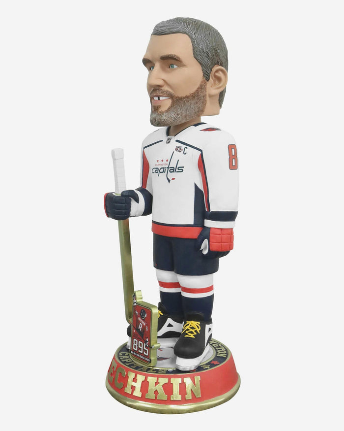 Alex Ovechkin Washington Capitals NHL All-Time Goals Leader 3 Ft Bobblehead FOCO - FOCO.com