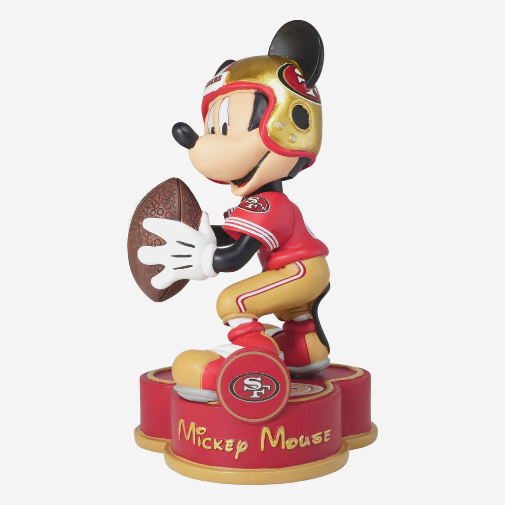 San Francisco 49ers Disney Mickey Mouse Uniform Bobblehead FOCO - FOCO.com