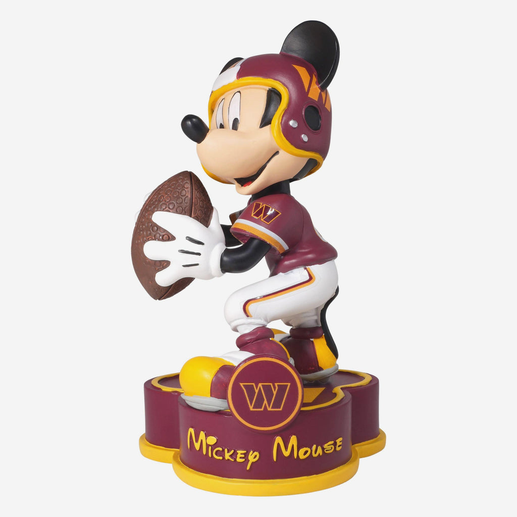 Washington Commanders Disney Mickey Mouse Uniform Bobblehead FOCO - FOCO.com