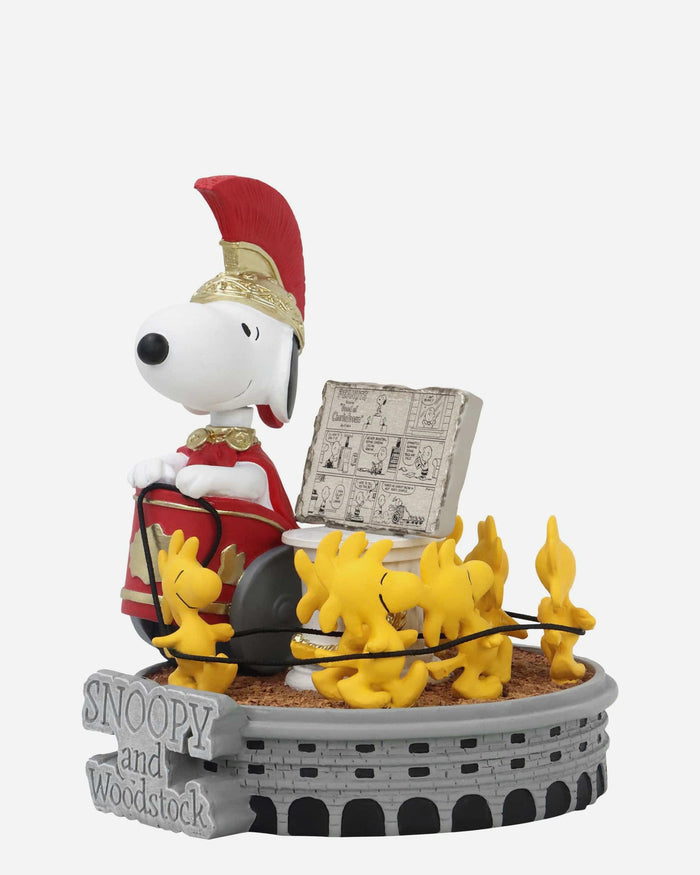 Snoopy & Woodstock Peanuts Chariot Racing Comic Strip Bobblehead FOCO - FOCO.com