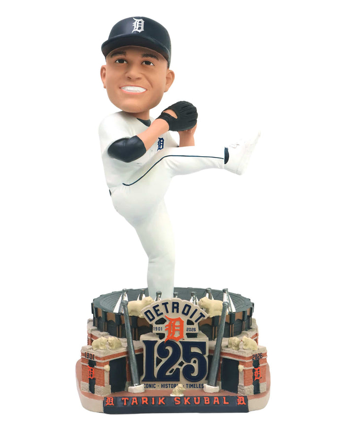 Tarik Skubal Detroit Tigers 125th Anniversary Season Bobblehead FOCO - FOCO.com