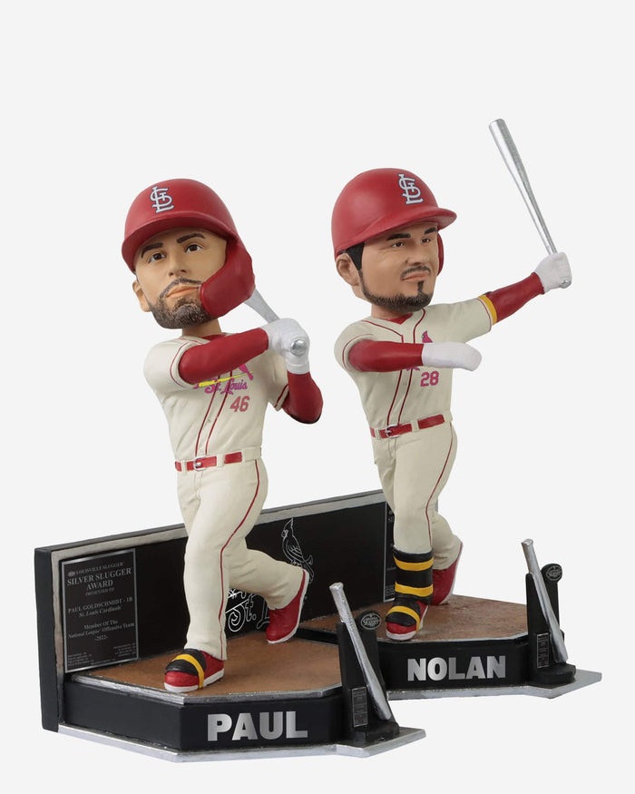 Paul Goldschmidt & Nolan Arenado St Louis Cardinals 2022 Silver Slugger Dual Bobblehead FOCO - FOCO.com