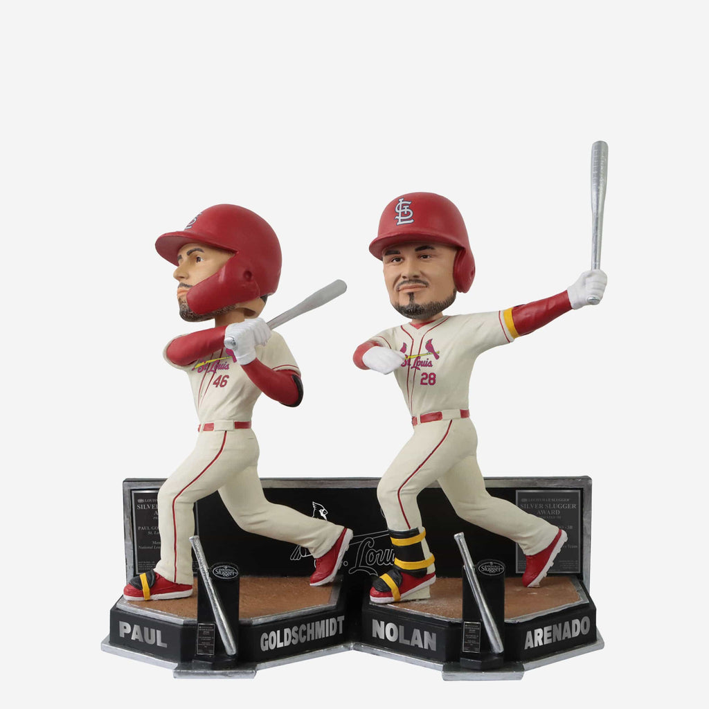 Paul Goldschmidt & Nolan Arenado St Louis Cardinals 2022 Silver Slugger Dual Bobblehead FOCO - FOCO.com