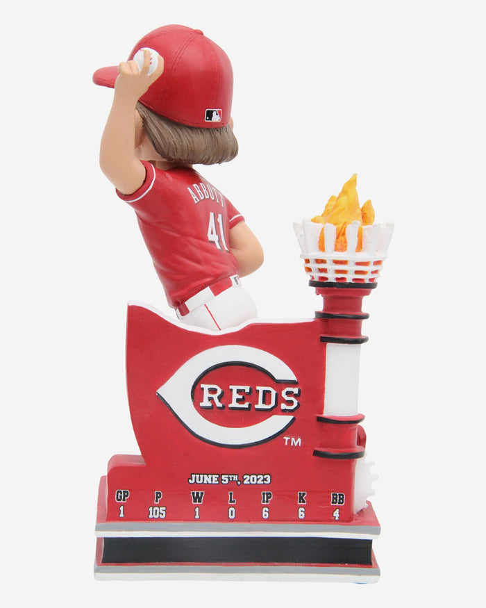 Andrew Abbott Cincinnati Reds Major League Debut Bobblehead FOCO - FOCO.com