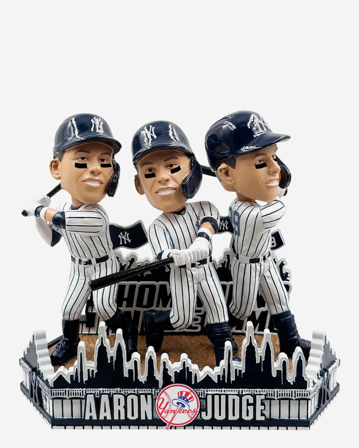 Aaron Judge New York Yankees 3 Home Run Mini Bobblehead Scene FOCO - FOCO.com