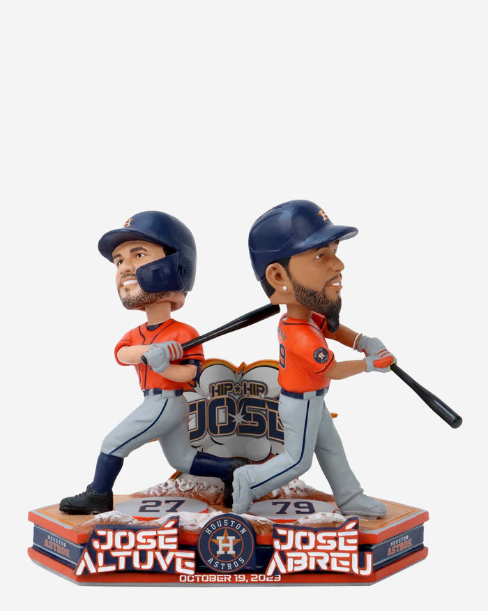 Jose Altuve & Jose Abreu Houston Astros 2023 ALCS Game 4 Hip Hip Jose Dual Bobblehead FOCO - FOCO.com