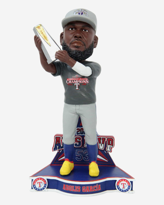 Adolis García Texas Rangers 2023 ALCS MVP Bobblehead FOCO - FOCO.com