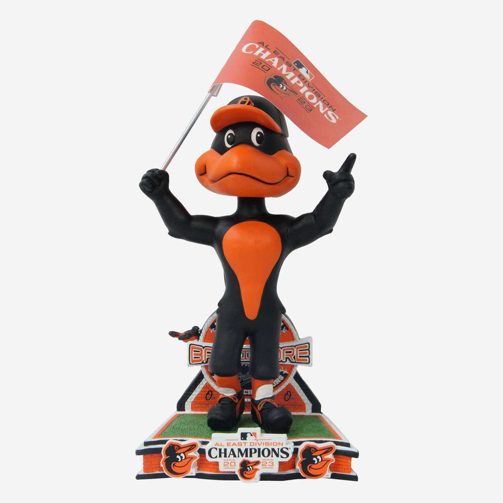 The Oriole Bird Baltimore Orioles 2023 American League East Champions Mascot Bobblehead FOCO - FOCO.com