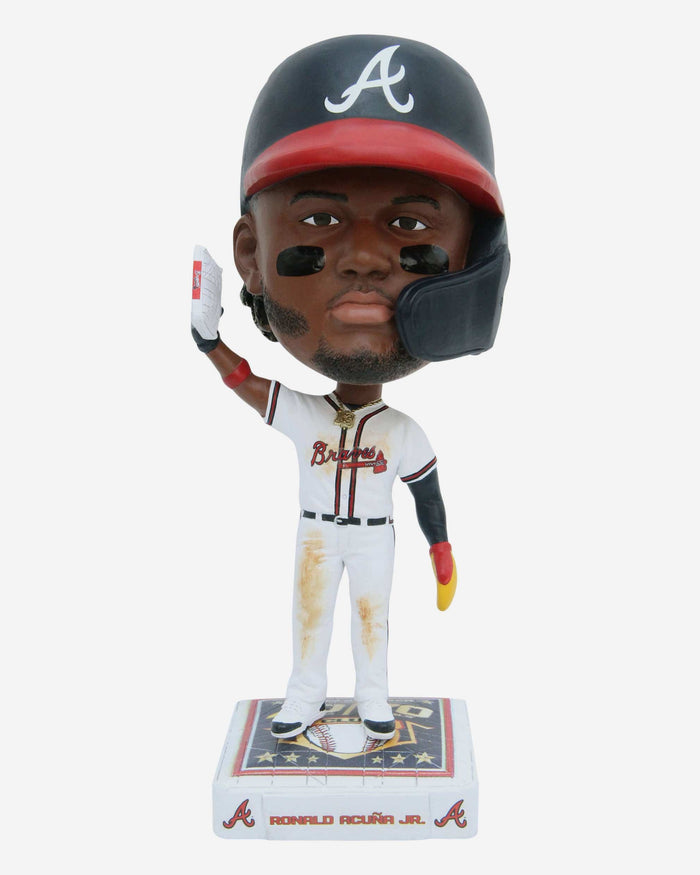 Ronald Acuna Jr Atlanta Braves 40 Home Runs & 70 Stolen Bases Bighead Bobblehead FOCO - FOCO.com