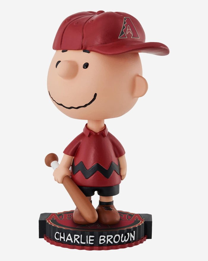 Arizona Diamondbacks Charlie Brown Peanuts Bighead Bobblehead FOCO - FOCO.com