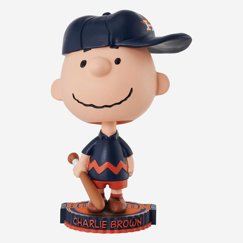 Houston Astros Charlie Brown Peanuts Bighead Bobblehead FOCO - FOCO.com