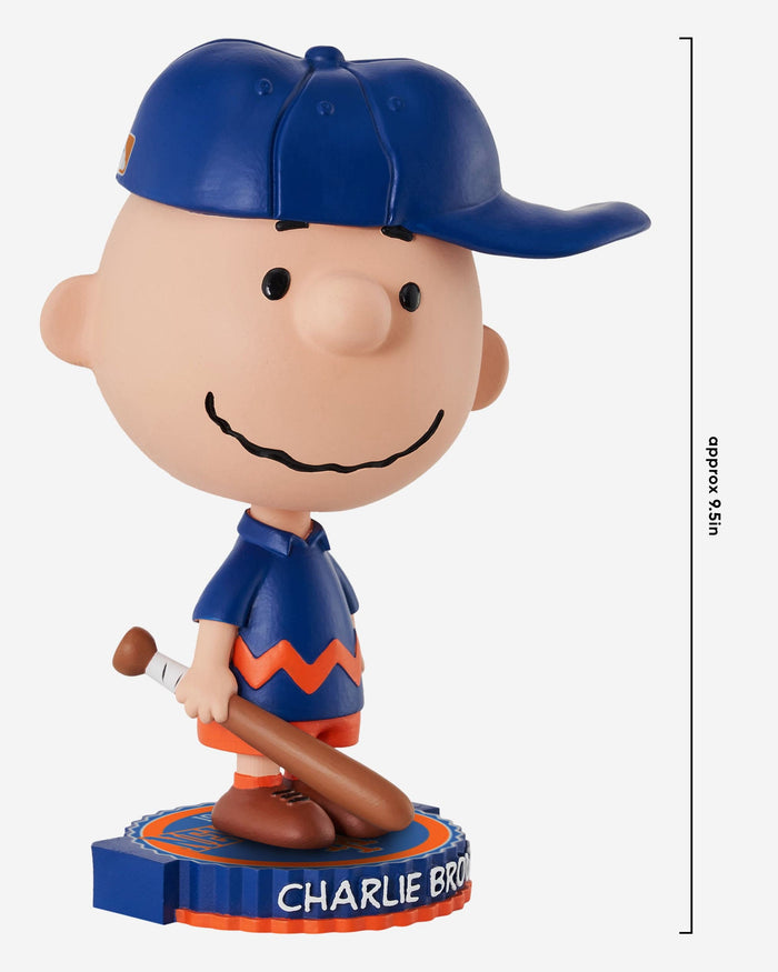 Original Charlie Brown And Snoopy Playing Baseball New York Mets