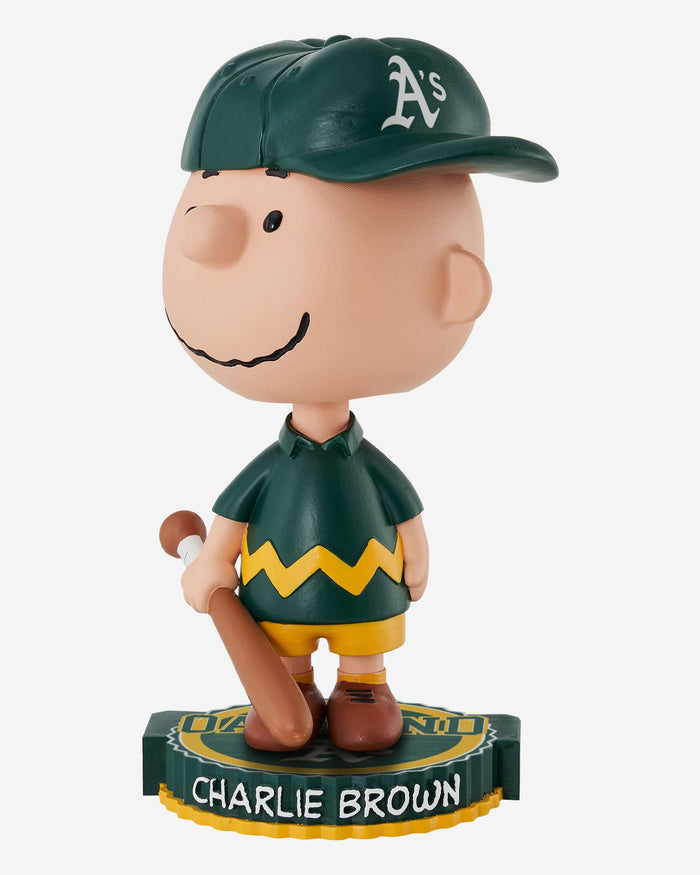 Oakland Athletics Charlie Brown Peanuts Bighead Bobblehead FOCO - FOCO.com